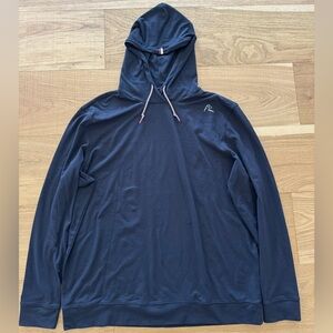 Rhoback Men's Performance Black Hoodie Size XL